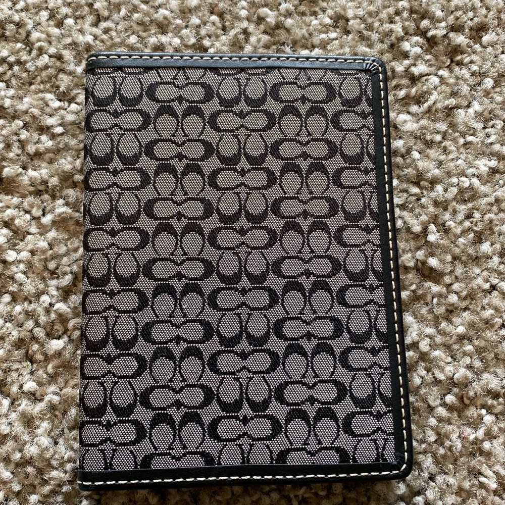 Coach passport holder